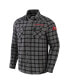 Men's NFL x Darius Rucker Collection by Gray Tampa Bay Buccaneers Flannel Long Sleeve Button-Up Shirt