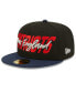 Фото #1 товара Men's Black, Navy New England Patriots 2022 NFL Draft On Stage 59FIFTY Fitted Hat