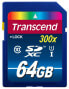 Фото #1 товара Карта памяти Transcend SDXC 32-64GB UHS-I 90 MB/s.