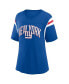 ფოტო #2 პროდუქტის Women's Royal New York Giants Earned Stripes T-shirt