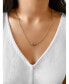 ფოტო #4 პროდუქტის Midnight Crescent Layered Design Sterling Silver Diamond Women Necklace