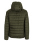 Men's Sherpa Lined Hooded Puffer Jacket