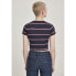 Фото #5 товара URBAN CLASSICS Kate Stripe T-shirt