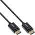 Фото #3 товара InLine DisplayPort 2.0 cable - 8K4K UHBR - black - gold-plated contacts - 3m