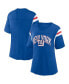 ფოტო #1 პროდუქტის Women's Royal New York Giants Earned Stripes T-shirt