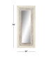 Farmhouse Wood Wall Mirror, 59" x 26"