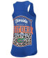 Women's Royal Florida Gators Sanders Animal Print Tank Top