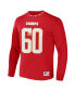 Фото #3 товара Men's NFL X Staple Red Kansas City Chiefs Core Long Sleeve Jersey Style T-shirt