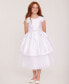 Фото #1 товара Платье для малышей Bonnie Jean имитации жемчуга из микадо
