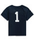 Toddler #1 Navy Penn State Nittany Lions Team Replica Football Jersey