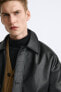 Фото #6 товара Куртка из искусственной кожи боксового кроя ZARA
