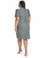 Plus Size Jewel-Neck Tweed Sheath Dress