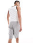 Adidas Originals Essential shorts in heather grey Mittleres Heidegrau, L - фото #2