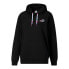 Фото #1 товара Puma Elevated Ess Ombre Hoodie Womens Black Casual Outerwear 67590301