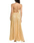 Фото #2 товара Loveshackfancy Bryce Silk-Blend Maxi Dress Women's