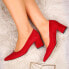 Фото #6 товара Pumps on a red suede pillar W Juma