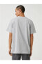 3sam10071hk Gri 027 Erkek Polyester Jersey T-shirt