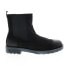 Фото #1 товара Diesel D-Throuper Y02476-PS066-T8013 Mens Black Leather Casual Dress Boots
