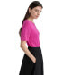 Фото #3 товара Women's Crewneck Embellished-Dolman-Sleeve Top