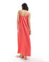 Vero Moda strappy maxi dress in poppy red