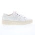 Gola Baseline Mark Cox Leather CLB008 Womens White Lifestyle Sneakers Shoes
