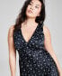 Фото #4 товара Women's Satin Sleeveless Maxi Dress, Created for Macy's