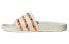Фото #2 товара Шлепанцы спортивные adidas originals Adilette бело-оранжевые (мужские)