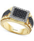 EFFY® Men's Diamond Cluster Ring (1 ct. t.w.) in 14k Gold & White Gold