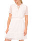 Фото #5 товара Women's Short-Sleeve V-Neck Smocked-Waist Dress