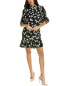Фото #1 товара The Kooples Puff Sleeve Silk-Blend Mini Dress Women's