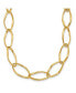 Фото #1 товара 18k Yellow Gold 12mm Fancy Link Necklace