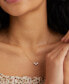 Фото #3 товара Eliot Danori cubic Zirconia Mini Frontal Necklace, Created for Macy's