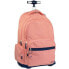 School Rucksack with Wheels Milan Pink 52 x 34,5 x 23 cm