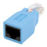 Фото #4 товара Cisco Console Rollover Adapter for RJ45 Ethernet Cable M/F - RJ-45 - RJ-45 - Blue