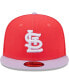 ფოტო #3 პროდუქტის Men's Red, Lavender St. Louis Cardinals Spring Color Two-Tone 59FIFTY Fitted Hat