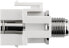 Фото #1 товара Goobay 79933 - Flat - White - Coaxial - F connector - Female - Female