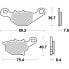 MOTO-MASTER Suzuki 094821 Sintered Brake Pads - фото #1