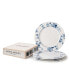 Blueprint Collectables China Rose Plates in Gift Box, Set of 4