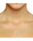 ფოტო #2 პროდუქტის Diamond Heart 18" Pendant Necklace (1/3 ct. t.w.) in 14k Gold-Plated Sterling Silver