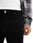 Weekday Friday low waist skinny jeans in black