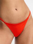 Фото #3 товара Monki tanga bikini bottom in red