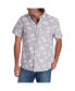 Фото #2 товара Clothing Men's Short Sleeve Leaf Print Shirt