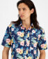 Фото #3 товара Men's Summer Garden Regular-Fit Stretch Floral Button-Down Shirt, Created for Macy's