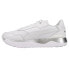 Фото #3 товара Puma R78 Voyage Premium Lace Up Womens Silver, White Sneakers Casual Shoes 3838