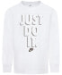 Фото #1 товара Little Boys Long-Sleeve Just Do It Graphic T-Shirt