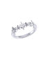 Starry Lane Twist Design Sterling Silver Diamond Women Ring