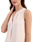 Фото #3 товара Women's Split-Neck Sleeveless Top