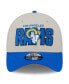 ფოტო #3 პროდუქტის Men's Stone, Royal Los Angeles Rams 2023 NFL Draft 39THIRTY Flex Hat