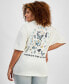 Фото #2 товара Trendy Plus Size Butterfly Graphic-Print T-Shirt