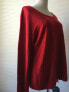 Фото #2 товара Karen Scott Women's Embellished Scoop Neck Sweater Red Cherry Size L